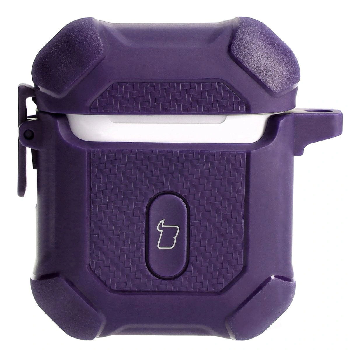 Kryt Bizon Case Headphone Armor Apple Airpods 1/2 purple