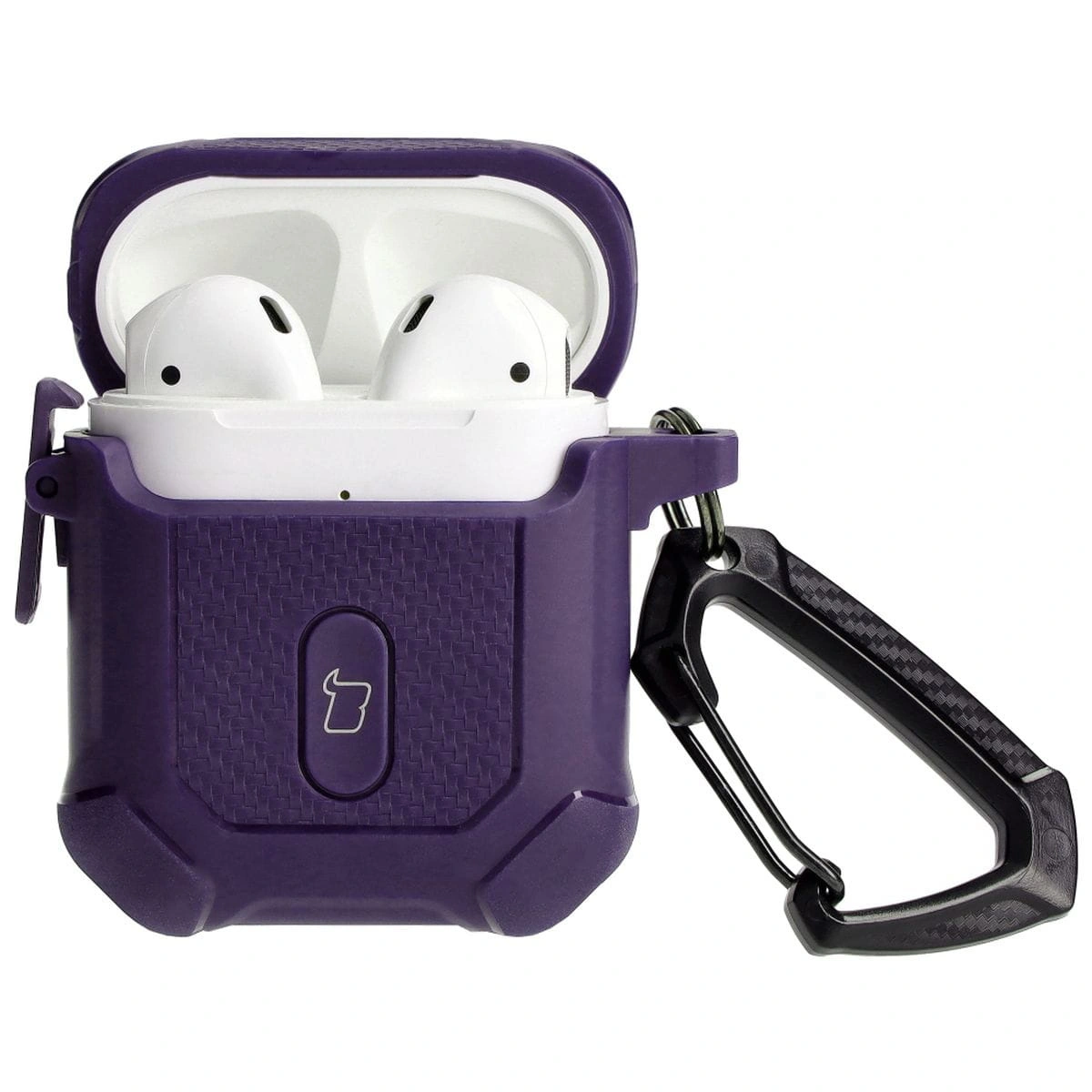 Kryt Bizon Case Headphone Armor Apple Airpods 1/2 purple