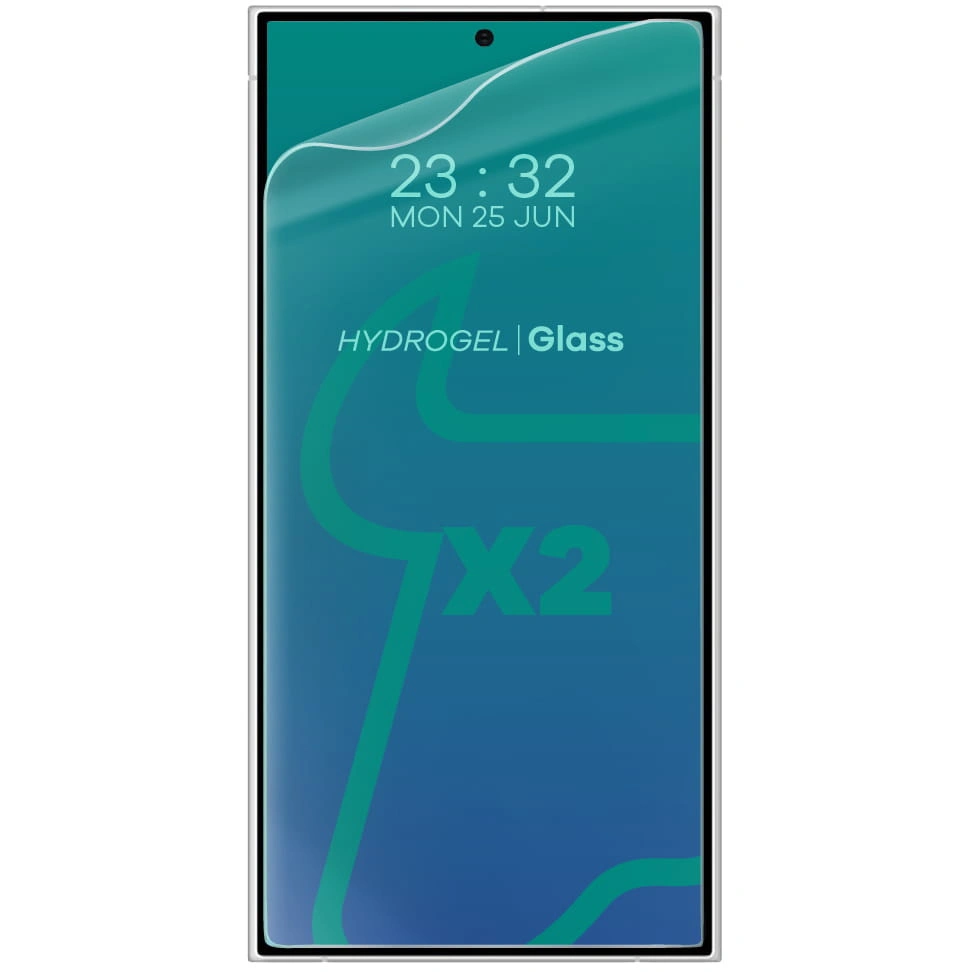 Ochranné sklo Bizon Glass Hydrogel Front Samsung Galaxy S24 Ultra [2 PACK]