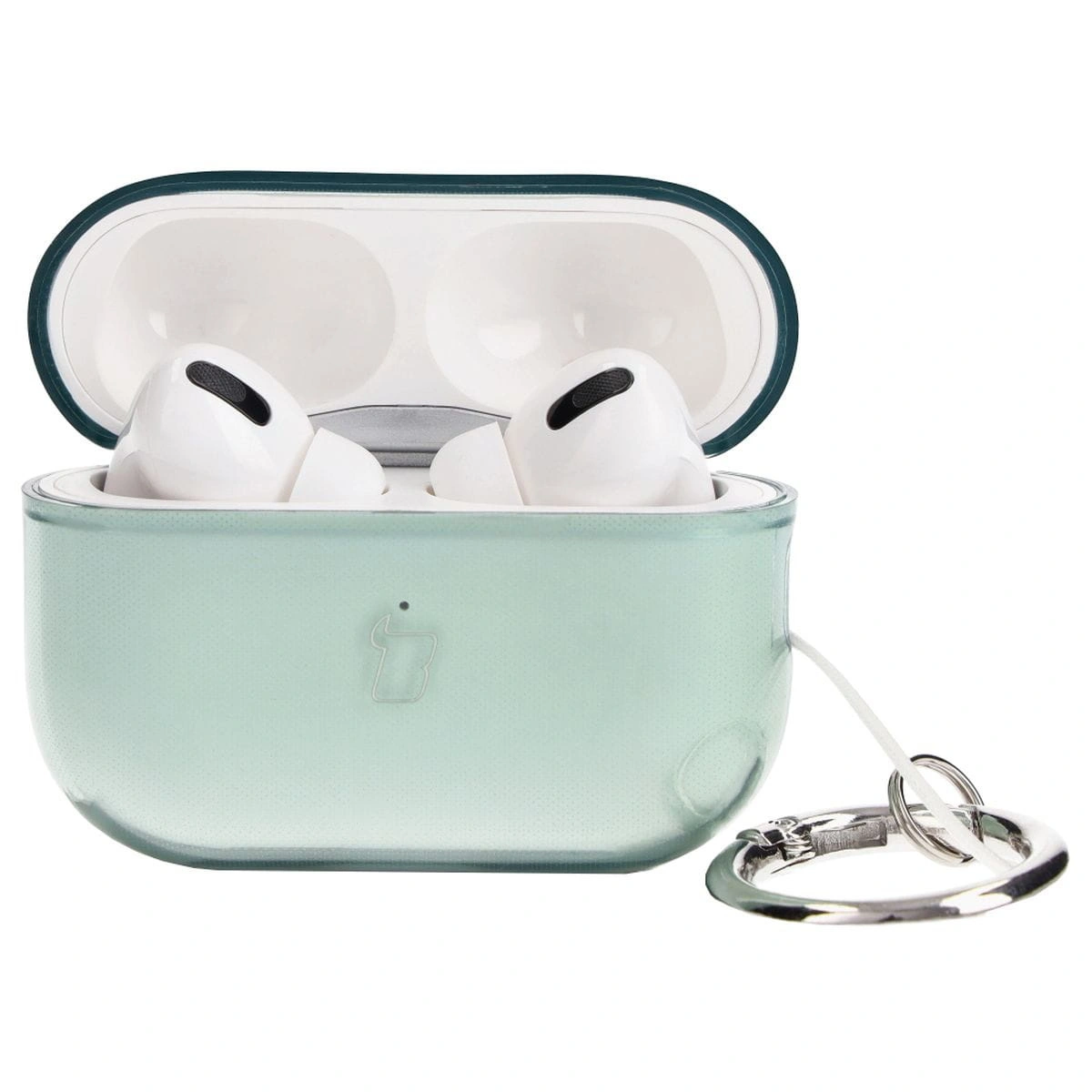 Kryt Bizon Case Headphone Clear Airpods Pro 2 clear-green