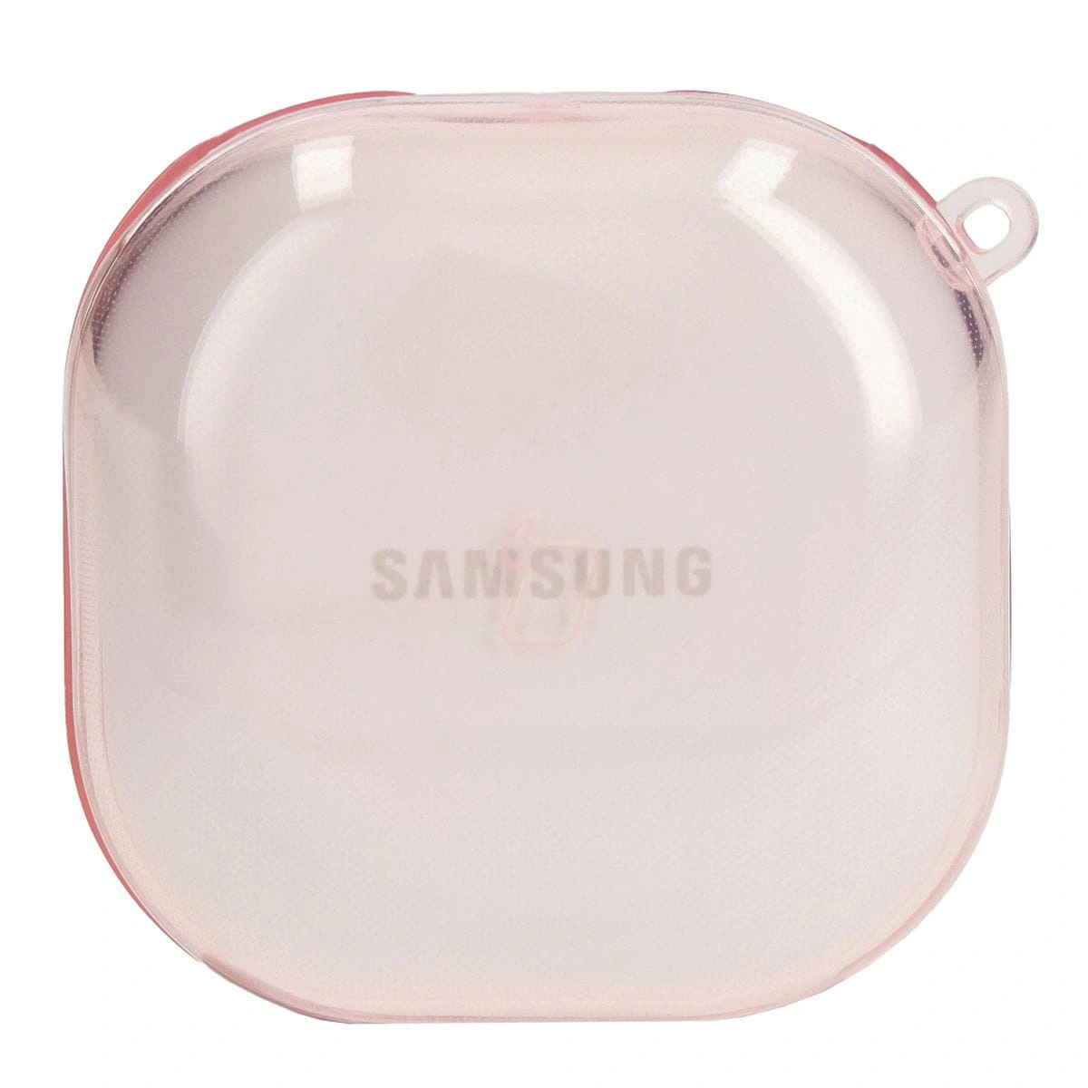 Kryt Bizon Case Headphone Clear Samsung Galaxy Buds Live / Pro / Buds2 / Buds2 Pro / Buds FE clear-pink