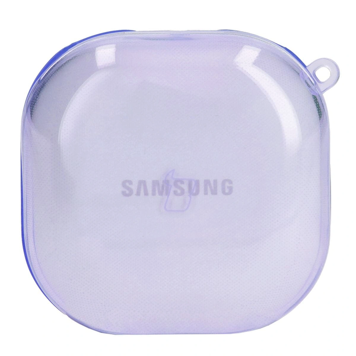 Kryt Bizon Case Headphone Clear Samsung Galaxy Buds Live / Pro / Buds2 / Buds2 Pro / Buds FE clear-purple