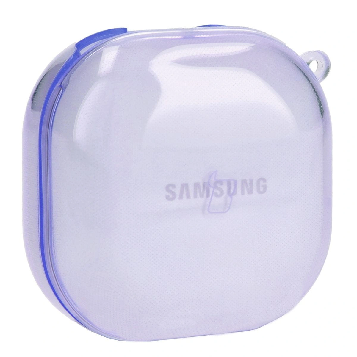 Kryt Bizon Case Headphone Clear Samsung Galaxy Buds Live / Pro / Buds2 / Buds2 Pro / Buds FE clear-purple