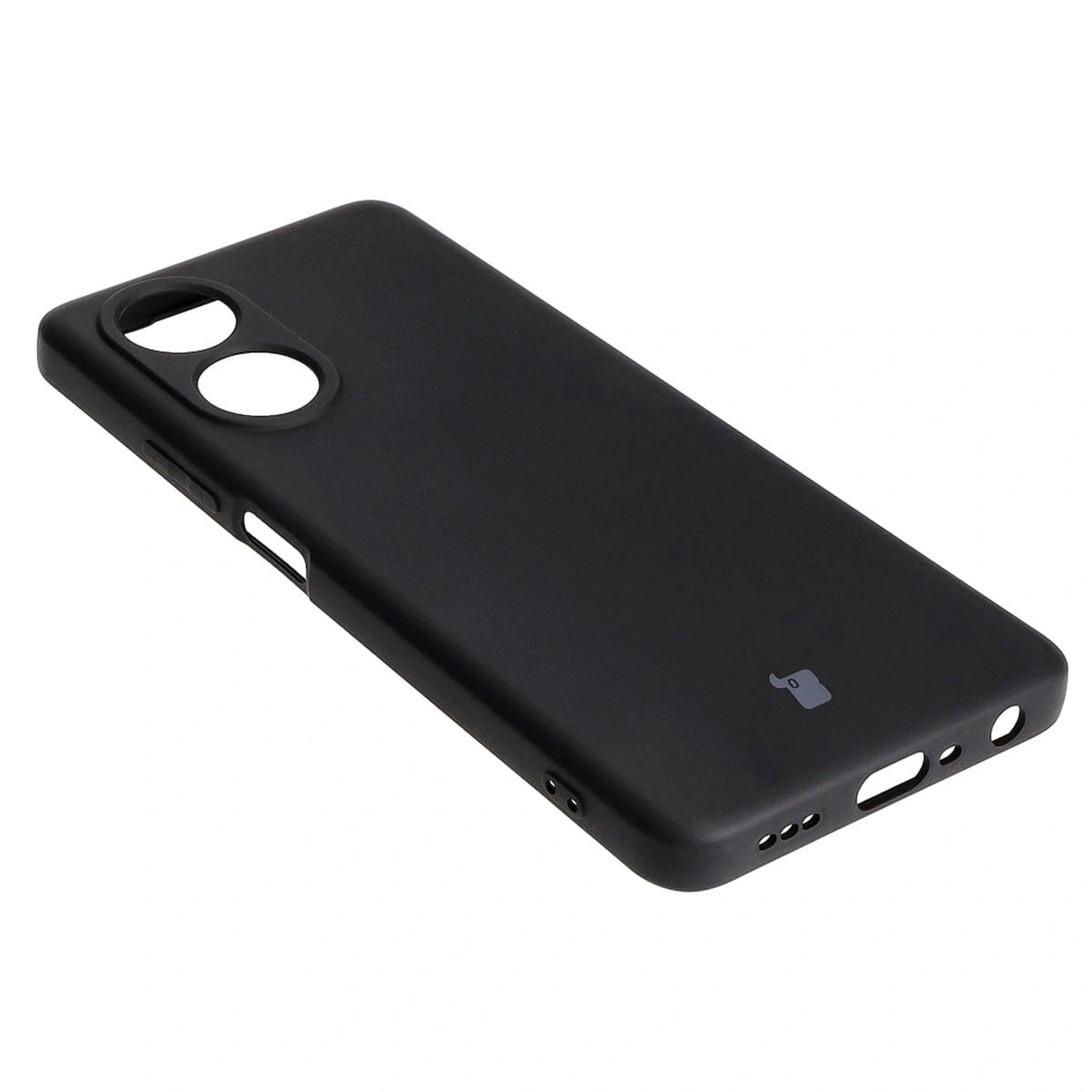 Kryt Bizon Case Silicone Oppo A58 4G black