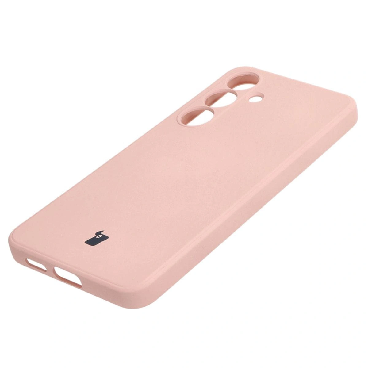 Kryt Bizon Case Silicone Sq Samsung Galaxy S24 light pink