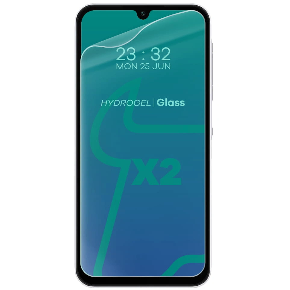 Ochranné sklo Bizon Glass Hydrogel Front Samsung Galaxy A15 4G/5G Samsung Galaxy A25 5G / M15 5G [2 PACK]
