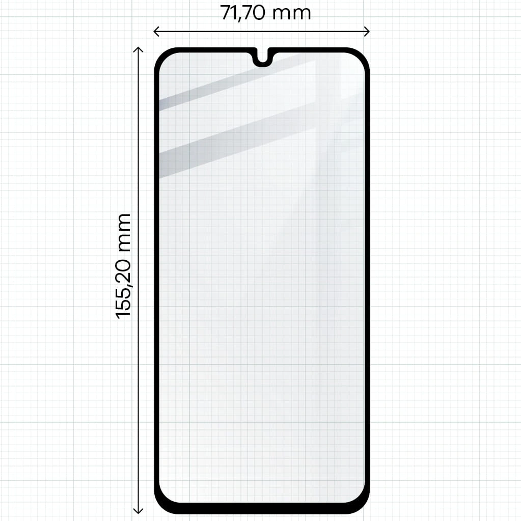 Ochranné sklo Bizon Glass Edge 2 Samsung Galaxy A15 4G/5G Samsung Galaxy A25 5G / M15 5G