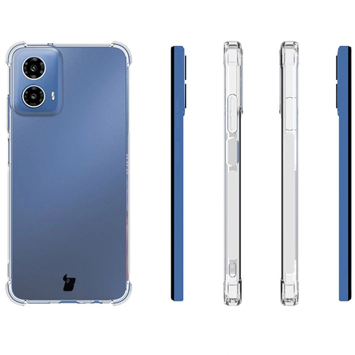 Kryt Bizon Case Salpa Motorola Moto G34 5G clear