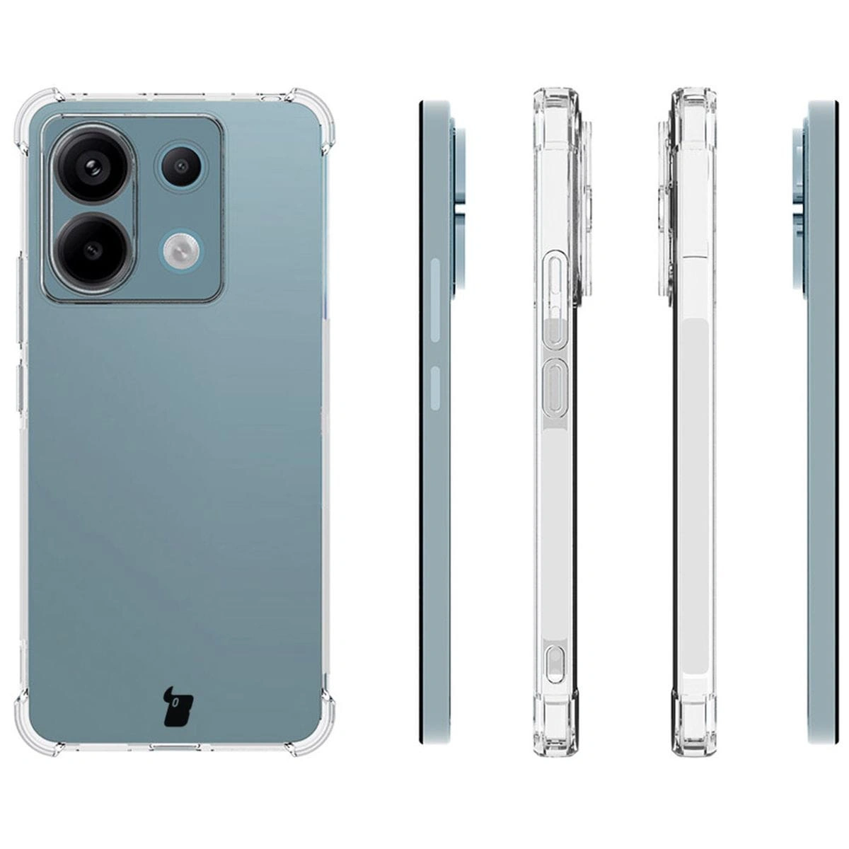Kryt Bizon Case Salpa Xiaomi Poco X6 / Xiaomi Redmi Note 13 Pro 5G clear