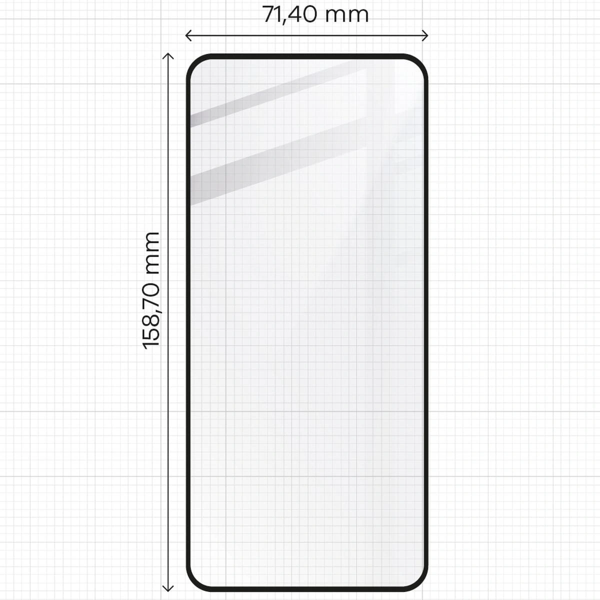 Ochranné sklo Bizon Glass Edge 2 Xiaomi Redmi Note 13 4G
