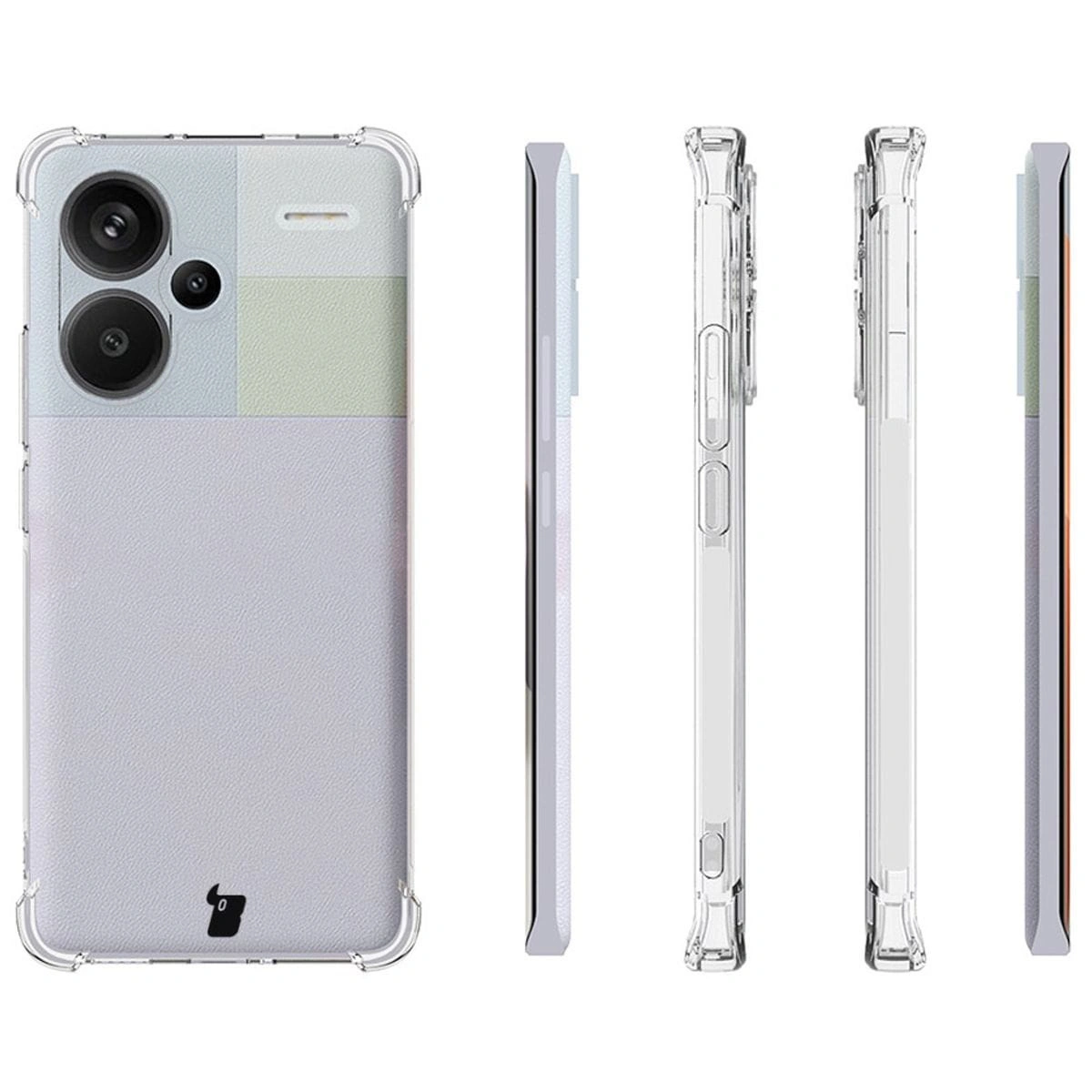 Kryt Bizon Case Salpa Xiaomi Redmi Note 13 Pro+ 5G clear
