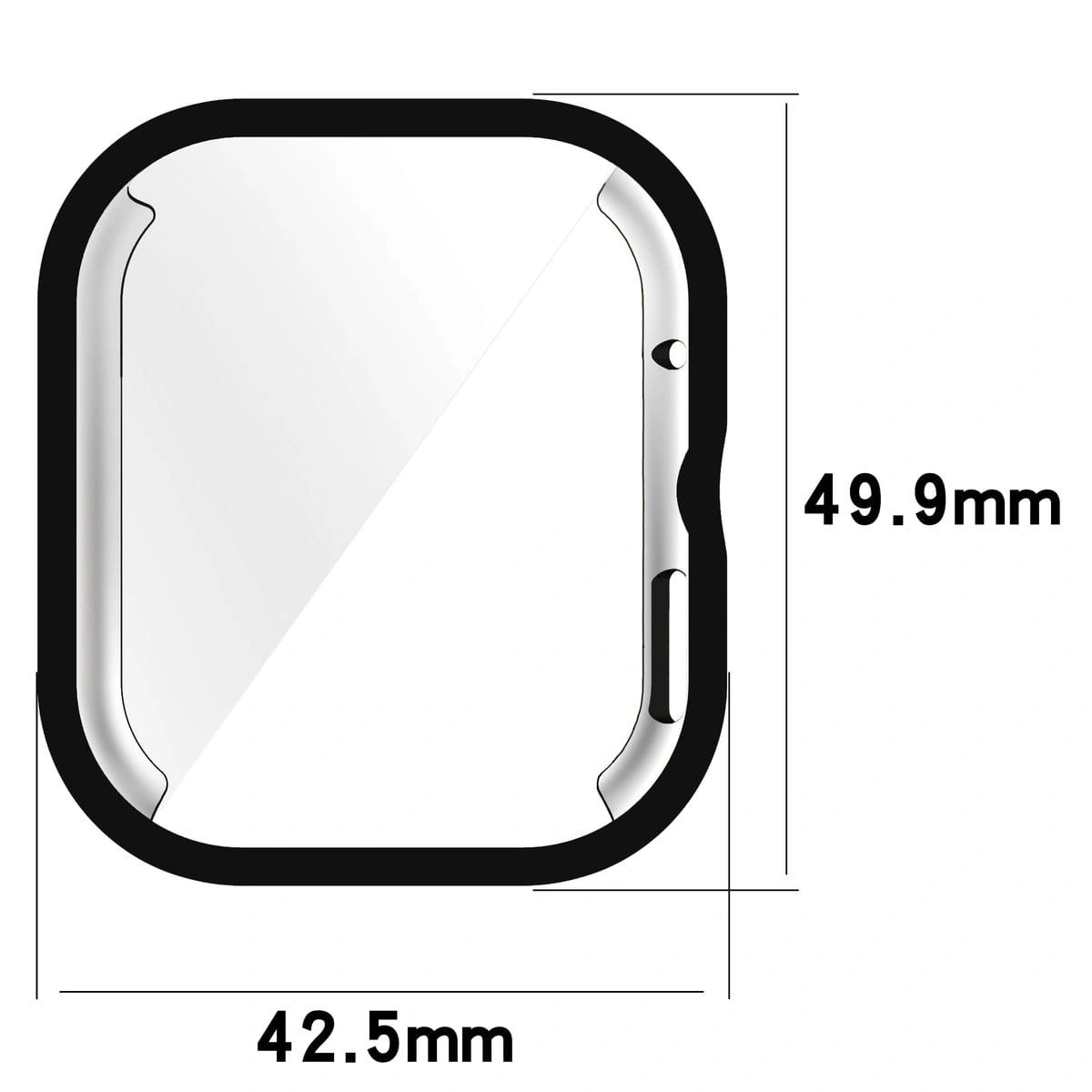 Kryt Bizon Case Watch Felipe Xiaomi Redmi Watch 4 black