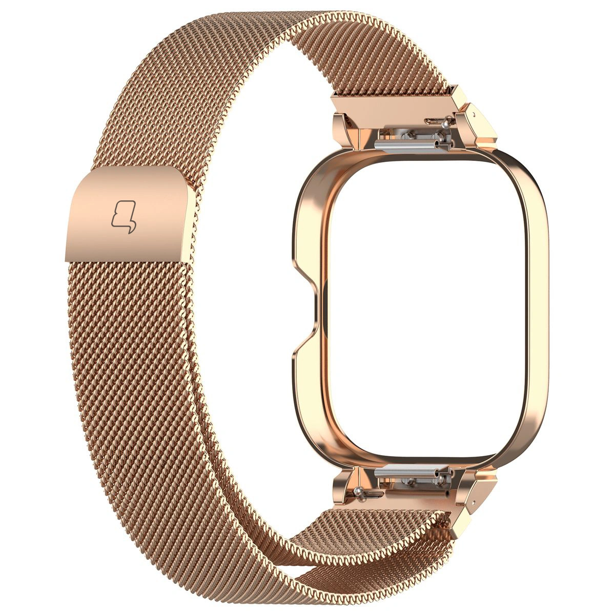 Kryt Bizon Strap + Case Watch Chain Xiaomi Redmi Watch 4 rose gold