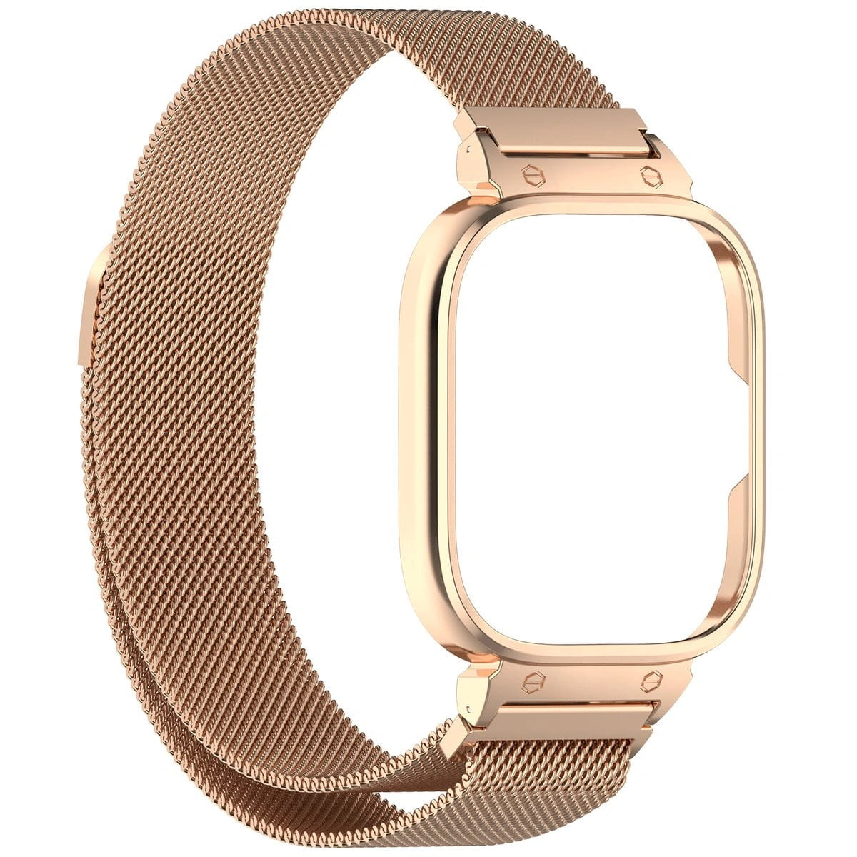 Kryt Bizon Strap + Case Watch Chain Xiaomi Redmi Watch 4 rose gold