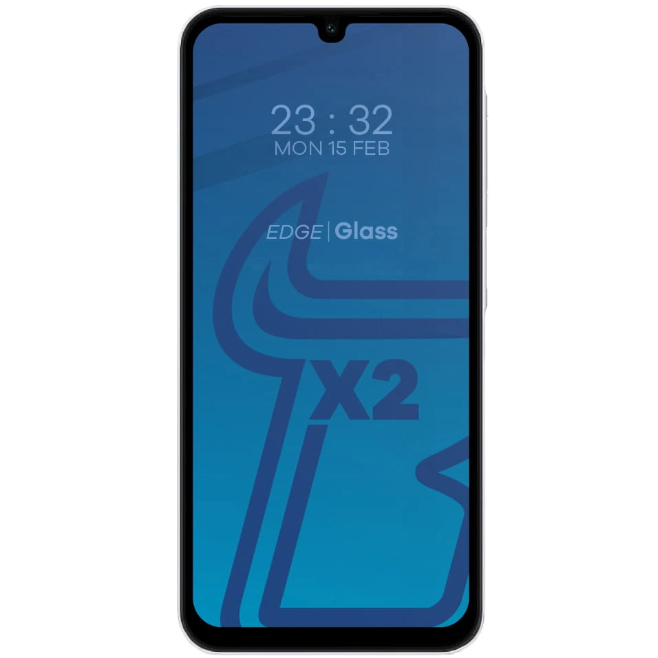 Kryt BIZON Edge 2x screen glass + camera glass Samsung Galaxy A15 4G/5G