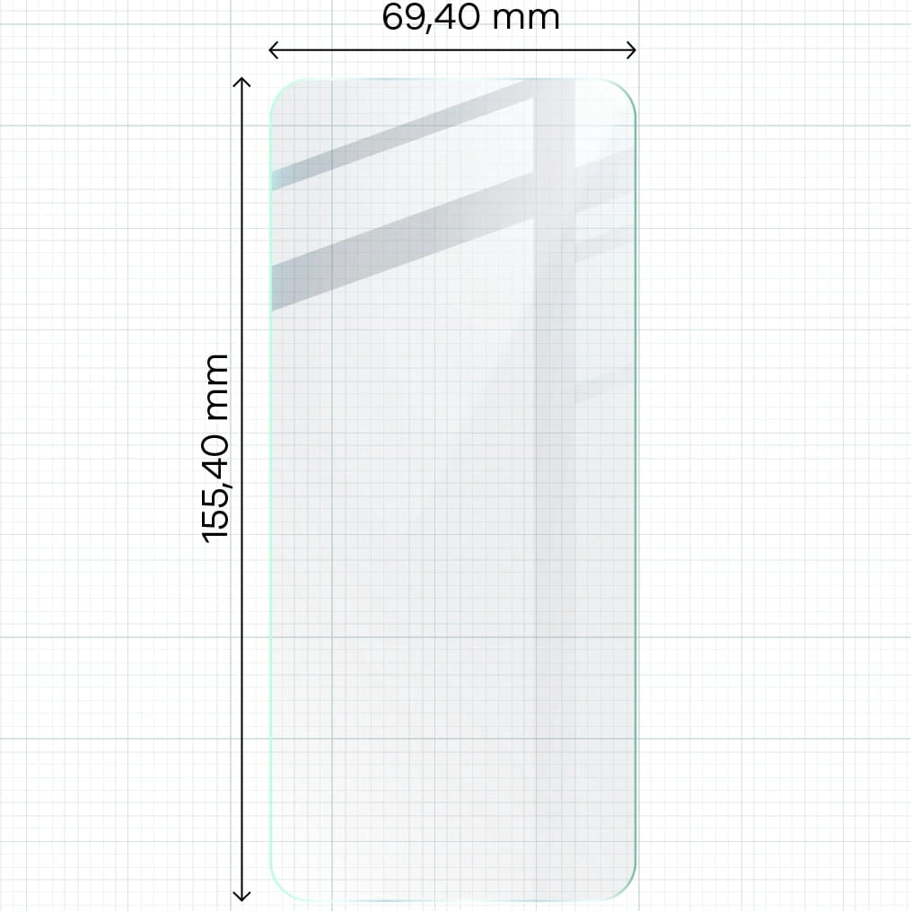 Kryt BIZON Clear 3x screen glass + camera glass Xiaomi Poco X6 Pro
