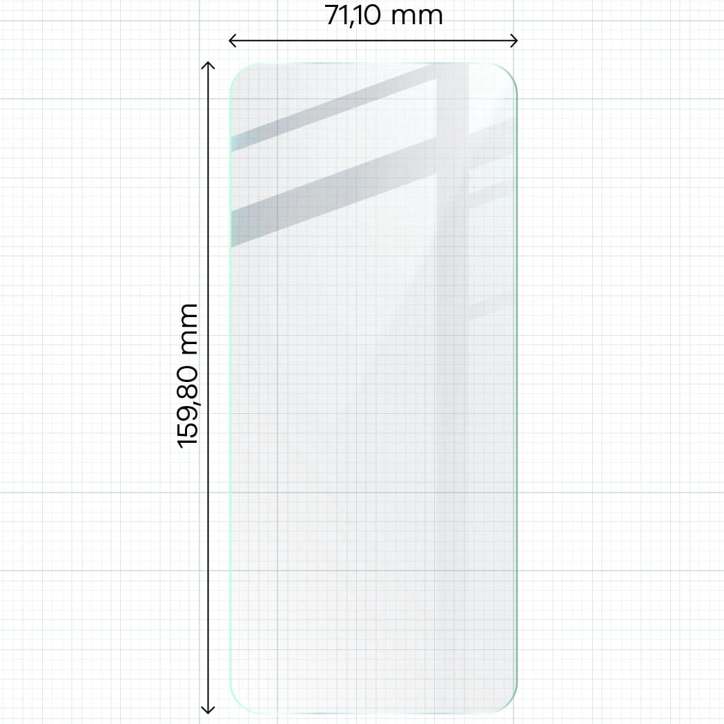 Ochranné sklo Bizon Glass Clear 2 Realme C67 4G