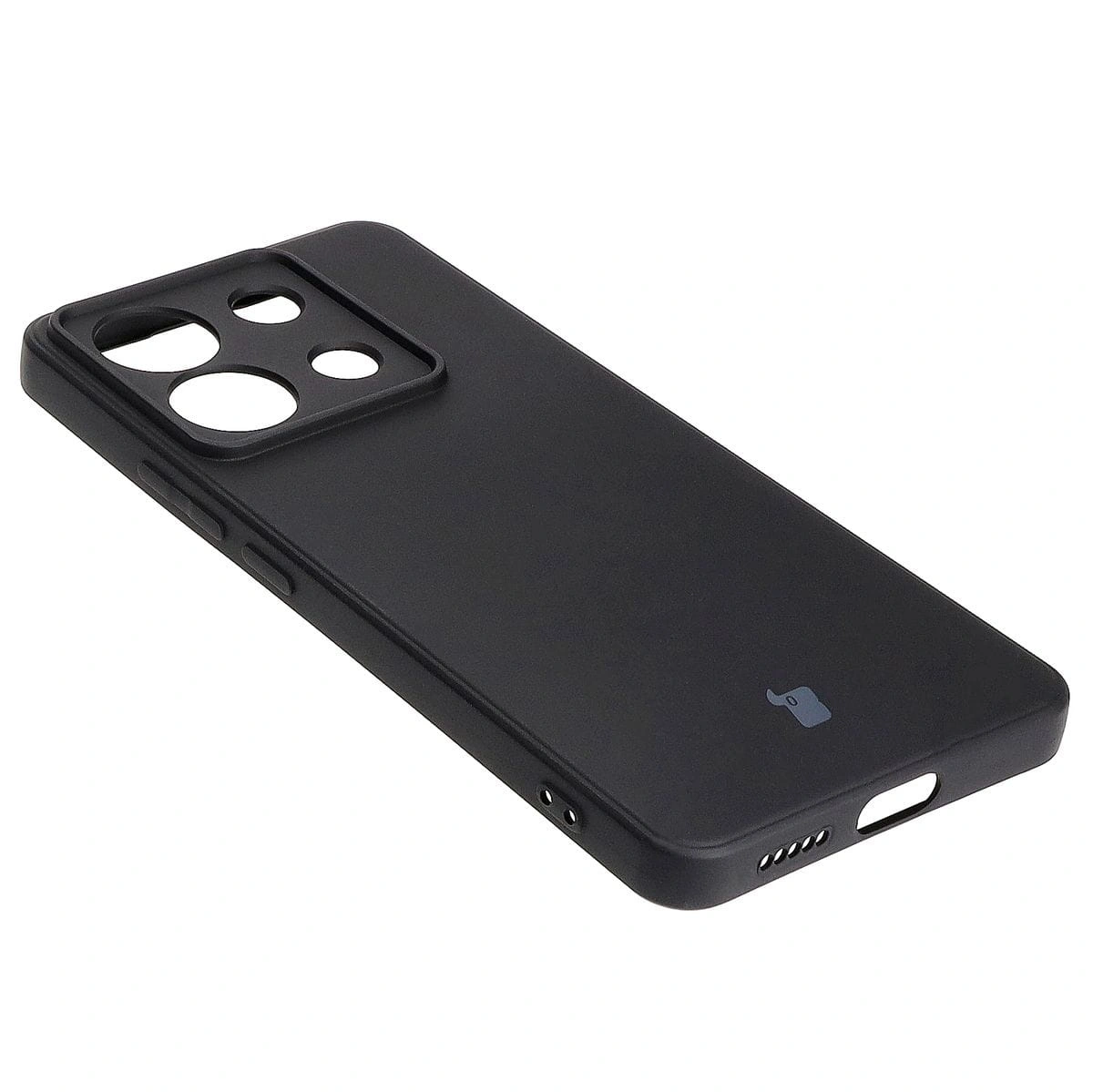 Kryt Bizon Case Silicone Sq Xiaomi Poco X6 / Xiaomi Redmi Note 13 Pro 5G black