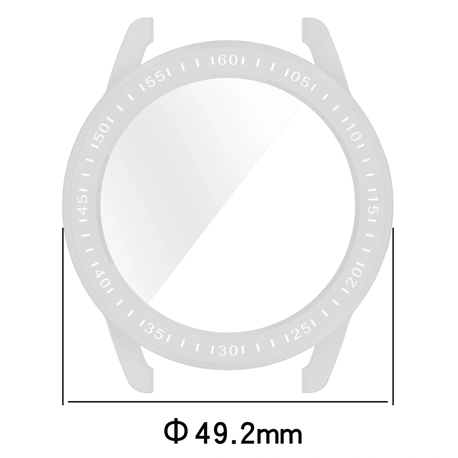 Kryt Bizon Case Watch Felipe Xiaomi Watch S3 47 mm silver