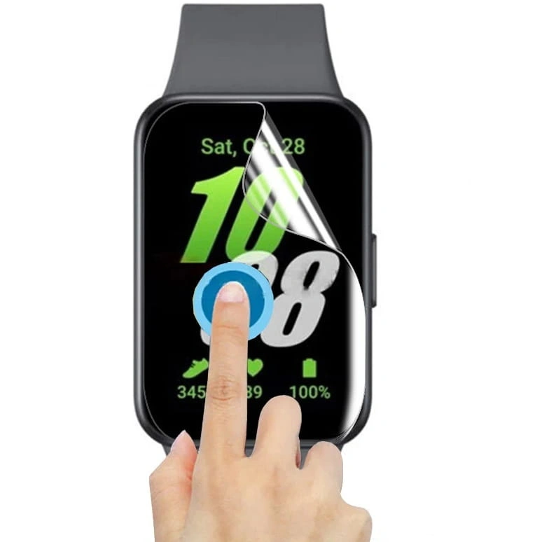Ochranné sklo Bizon Glass Watch Hydrogel Samsung Galaxy Fit 3 [2 PACK]