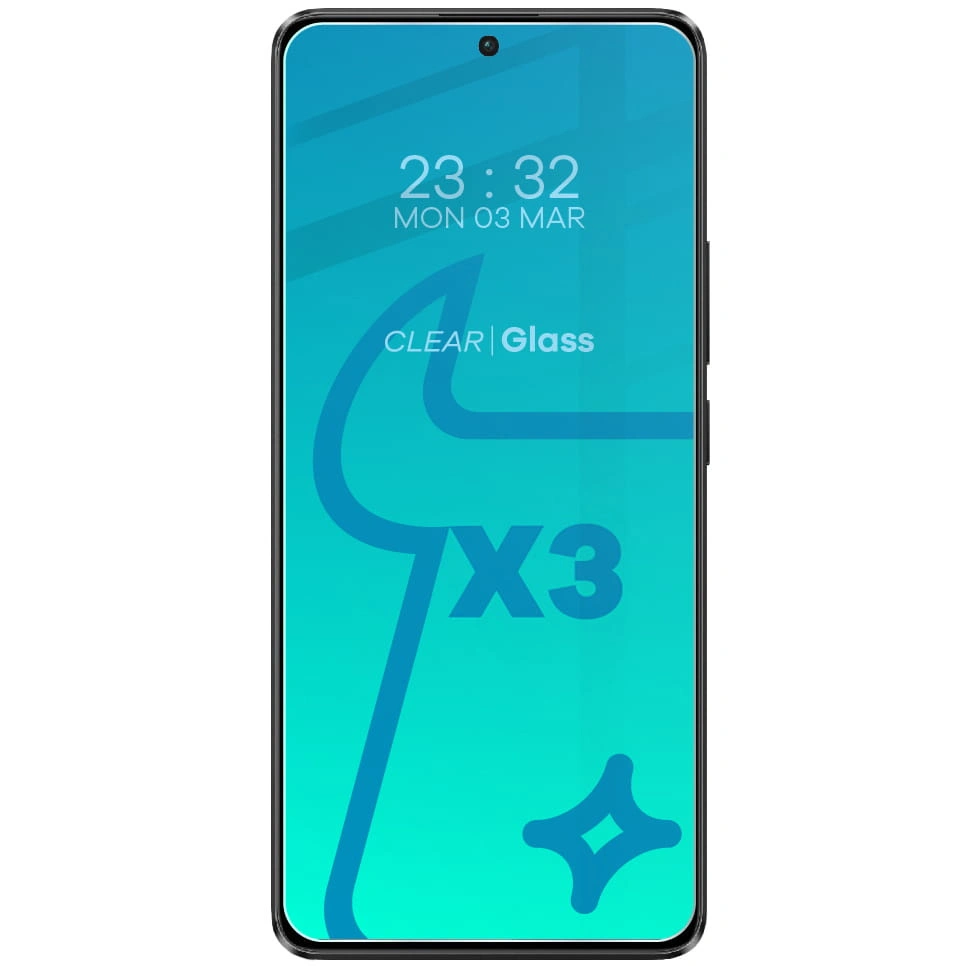 Kryt BIZON Clear 3x screen glass + camera glass Xiaomi Poco X6 / Redmi Note 13 Pro 5G