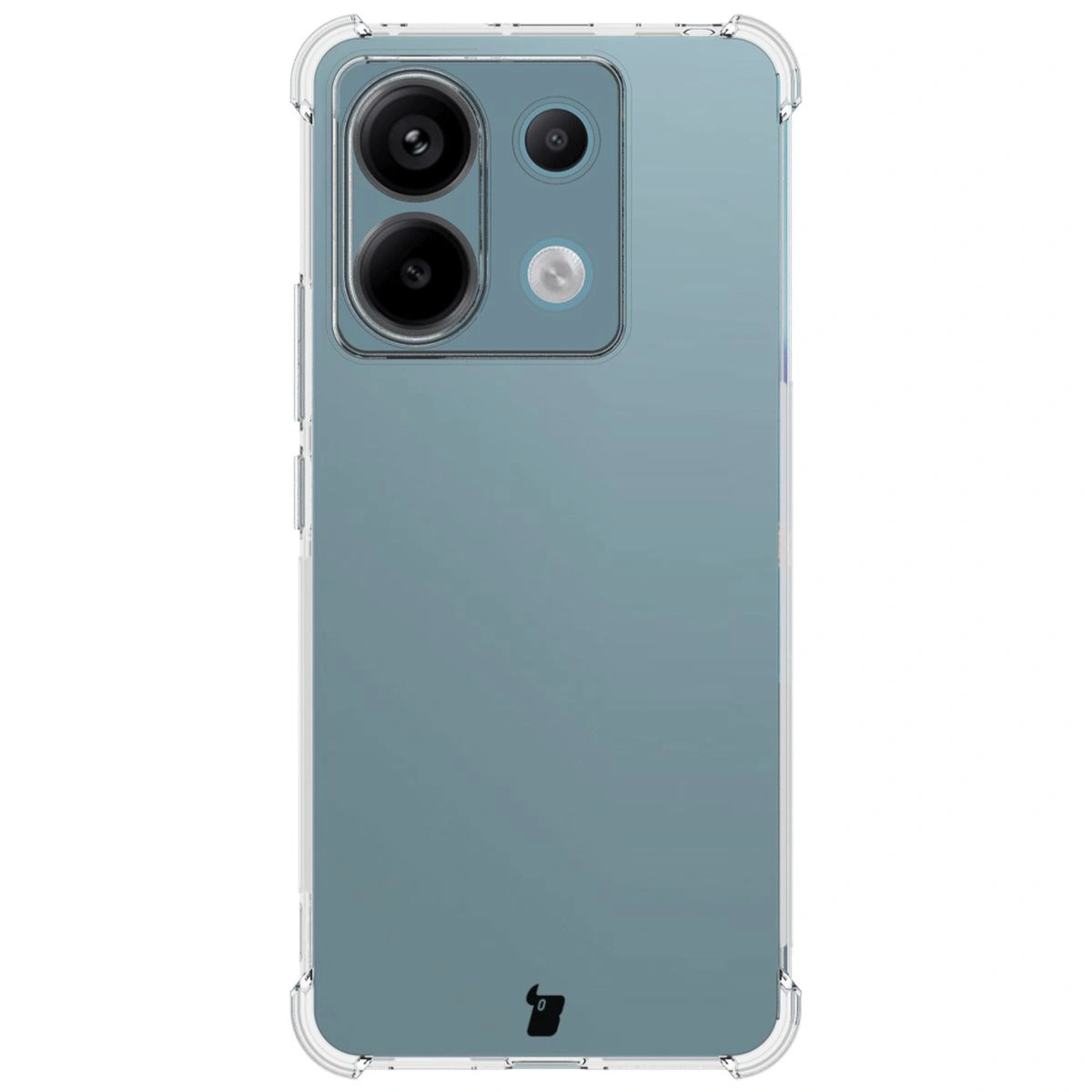 Kryt Bizon Case Clear Pack case + 2x screen glass Xiaomi Poco X6 / Redmi Note 13 Pro 5G clear