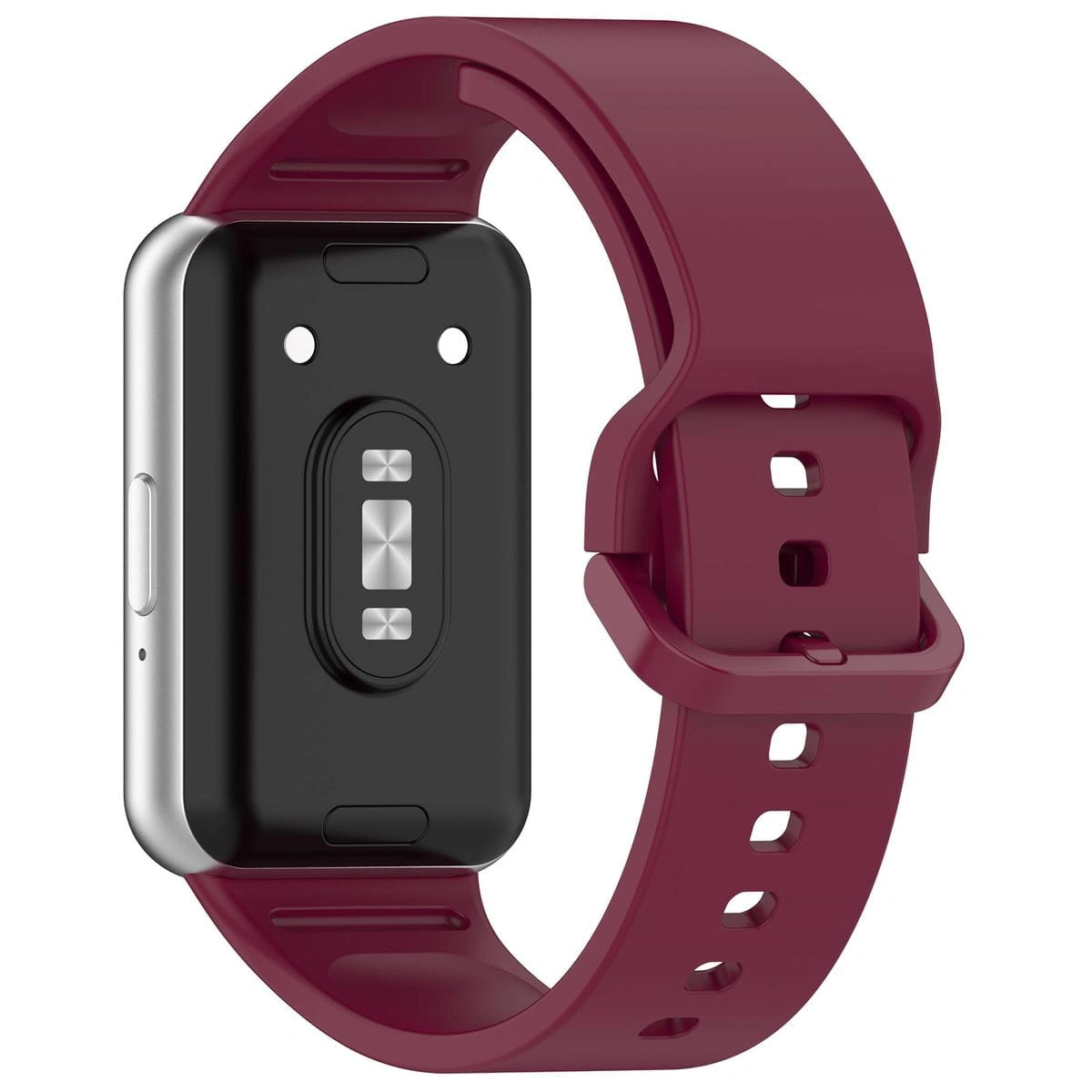 Kryt Bizon Strap Watch Silicone Samsung Galaxy Fit 3 burgundy