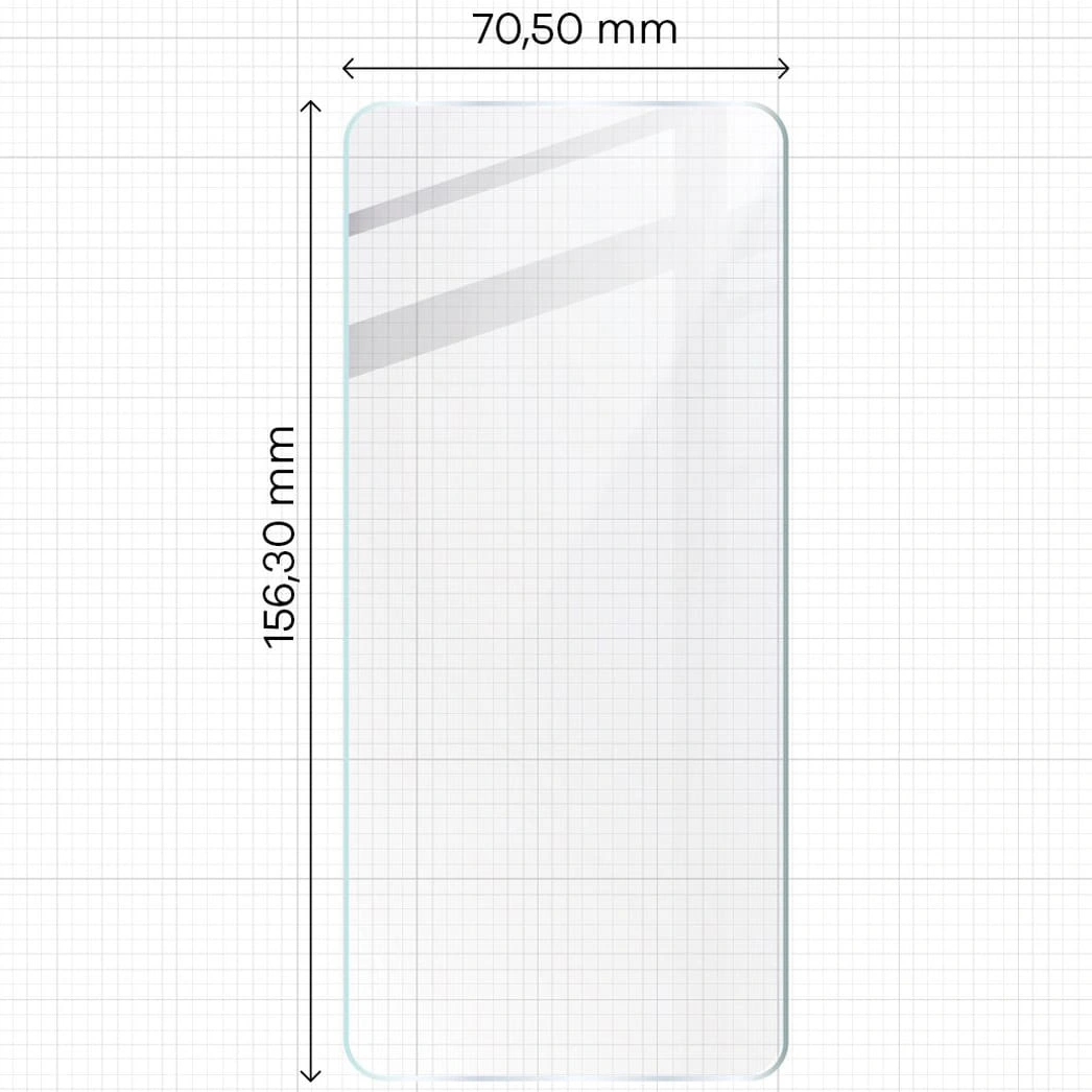 Ochranné sklo Bizon Glass Hydrogel Front Oppo Reno11 F 5G [2 PACK]