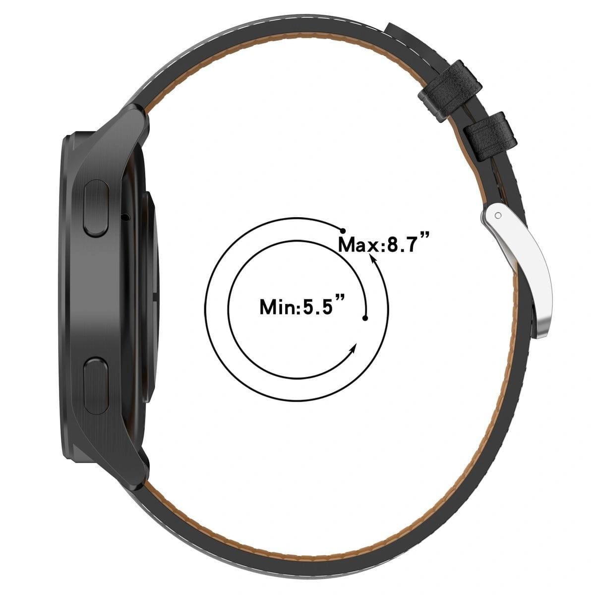 Kryt Bizon Strap Watch Casual 22 mm black