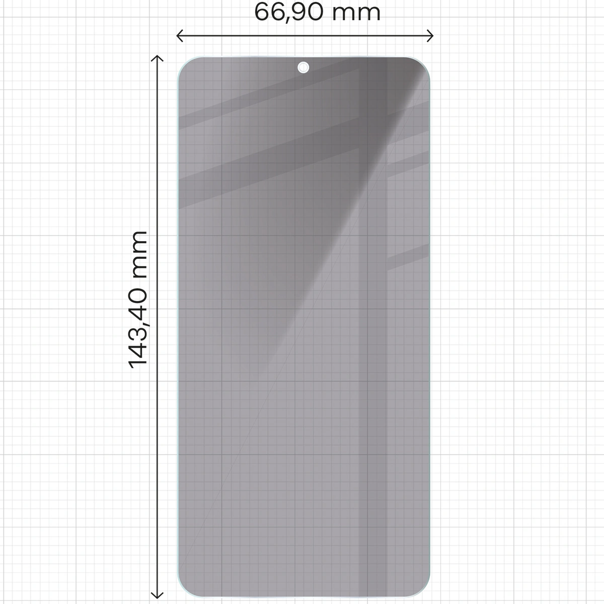 Ochranné sklo Bizon Glass Clear Shadow Samsung Galaxy S25 / S24 tinted