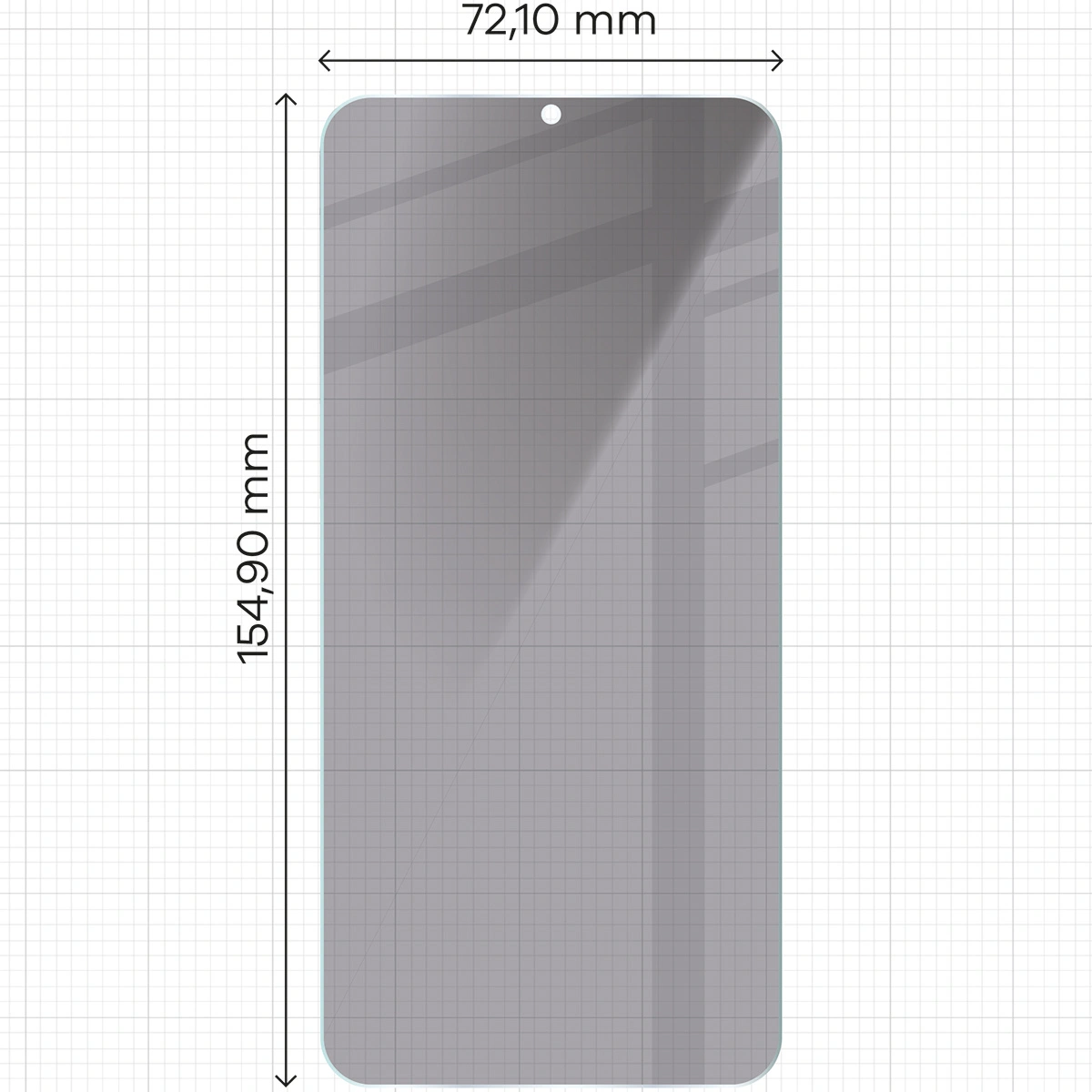 Ochranné sklo Bizon Glass Clear Shadow Samsung Galaxy S25 Plus / S24 Plus tinted