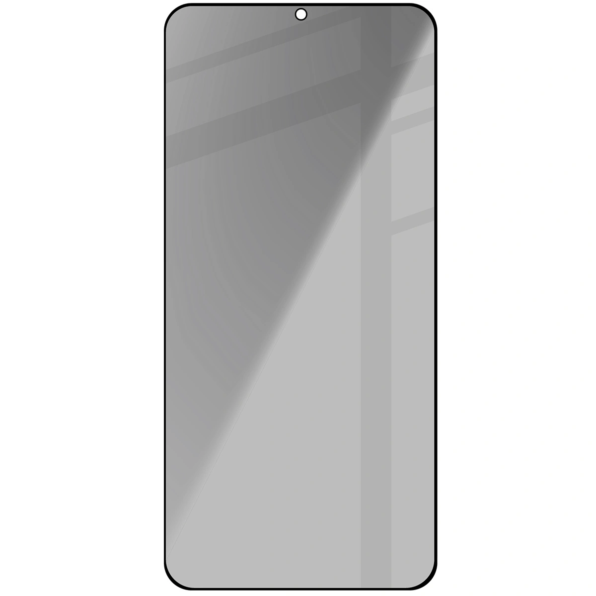 Ochranné sklo Bizon Glass Edge Shadow Samsung Galaxy S25 Plus / S24 Plus tinted with a black frame