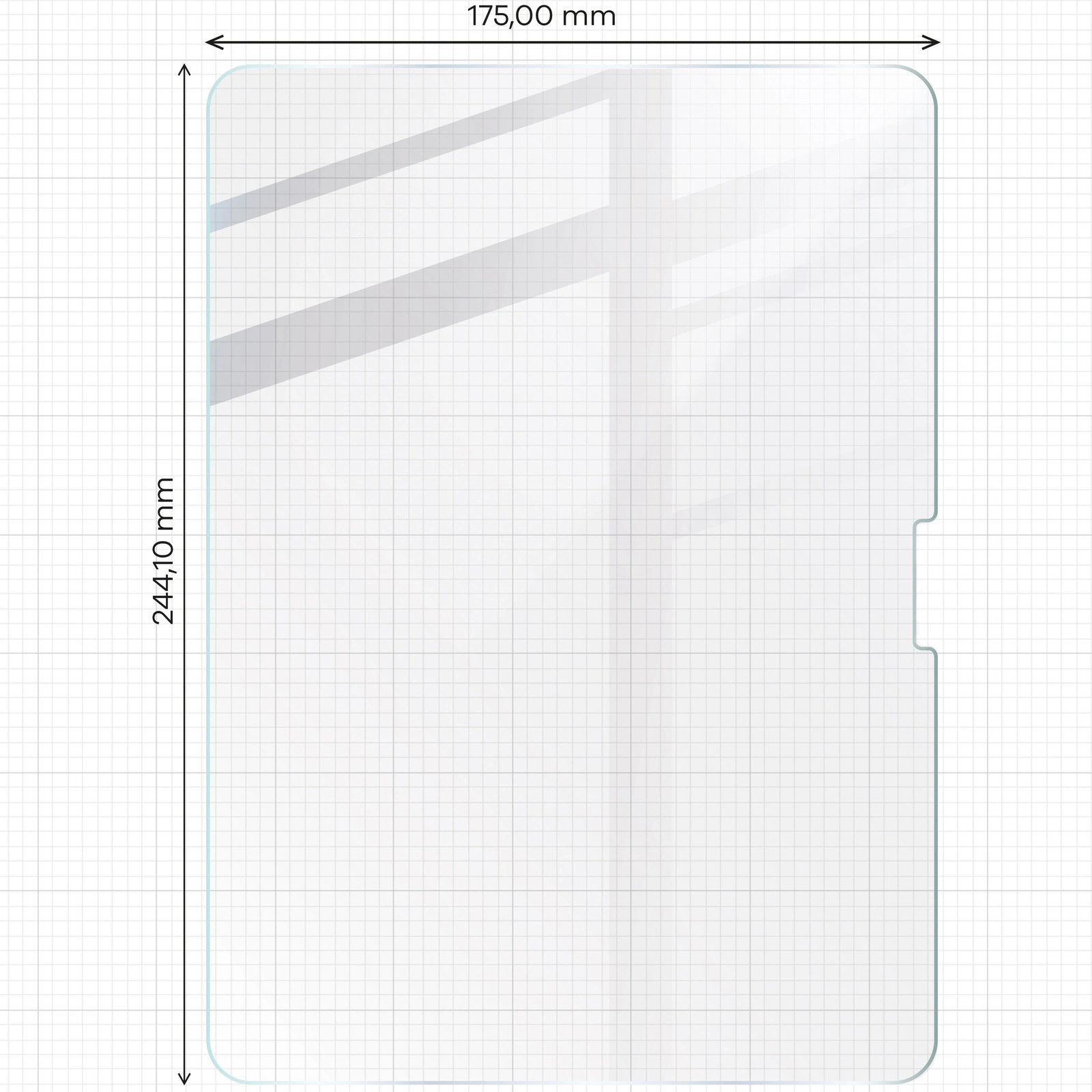 Ochranné sklo Bizon Glass Tab Clear Apple iPad Air 11" 6 gen. 2024 [2 PACK]