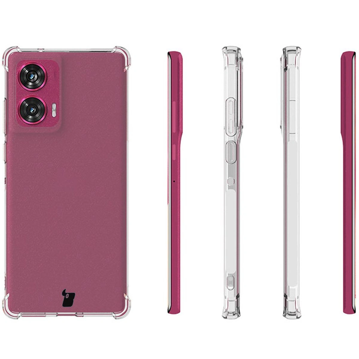 Kryt Bizon Case Salpa Motorola Edge 50 Fusion clear