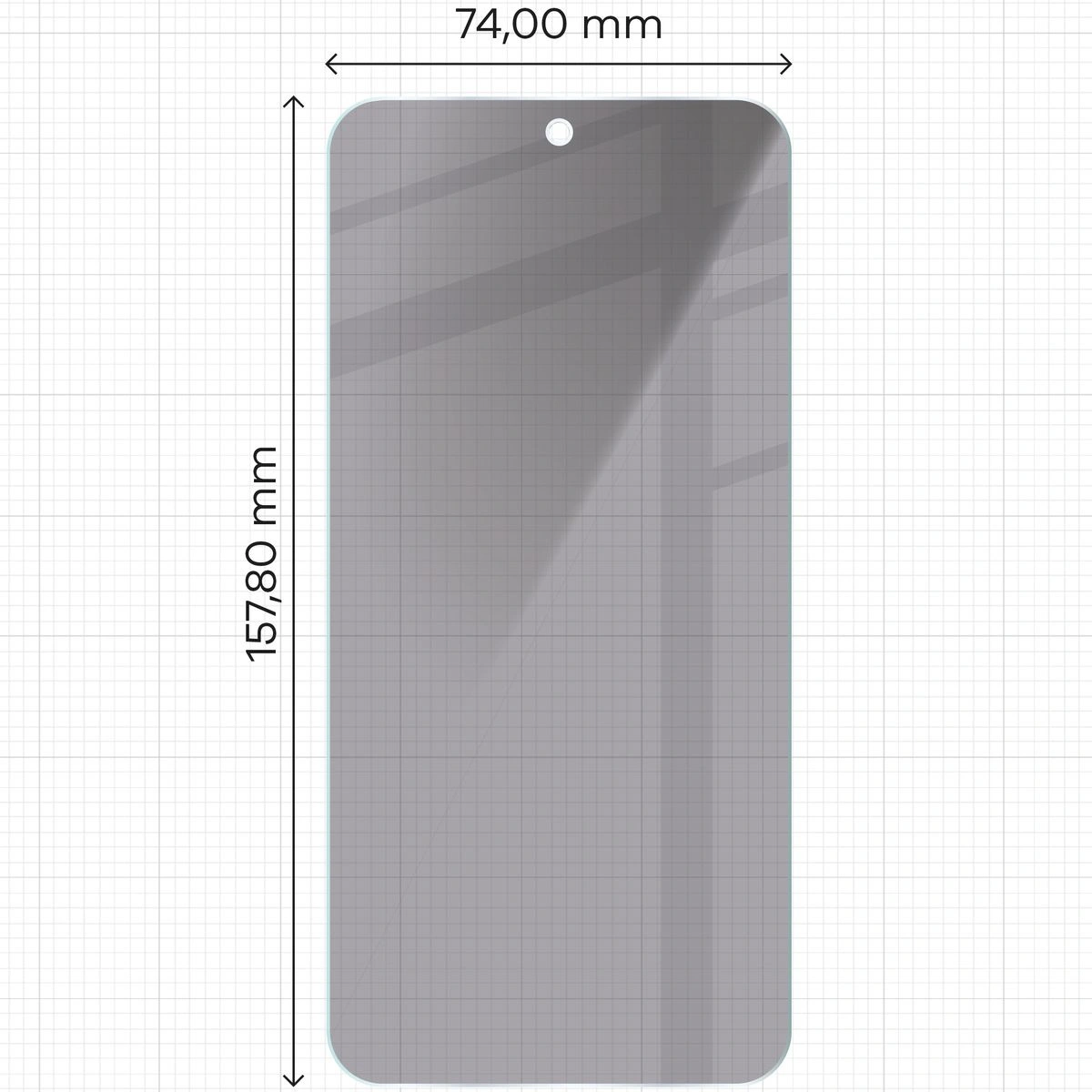 Ochranné sklo Bizon Glass Clear Shadow Samsung Galaxy A35 / A55 5G tinted