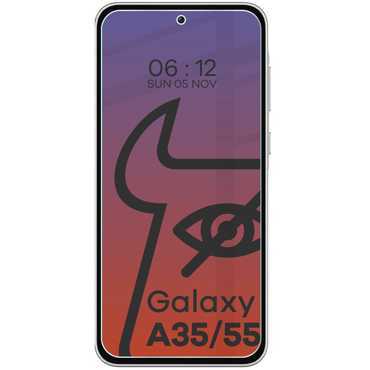 Ochranné sklo Bizon Glass Clear Shadow Samsung Galaxy A35 / A55 5G tinted