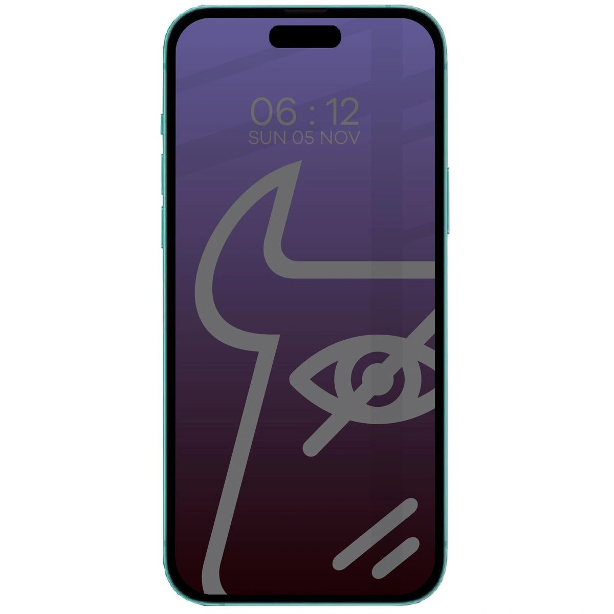 Ochranné sklo Bizon Glass Edge Shadow Apple iPhone 15 Pro tinted with a black frame