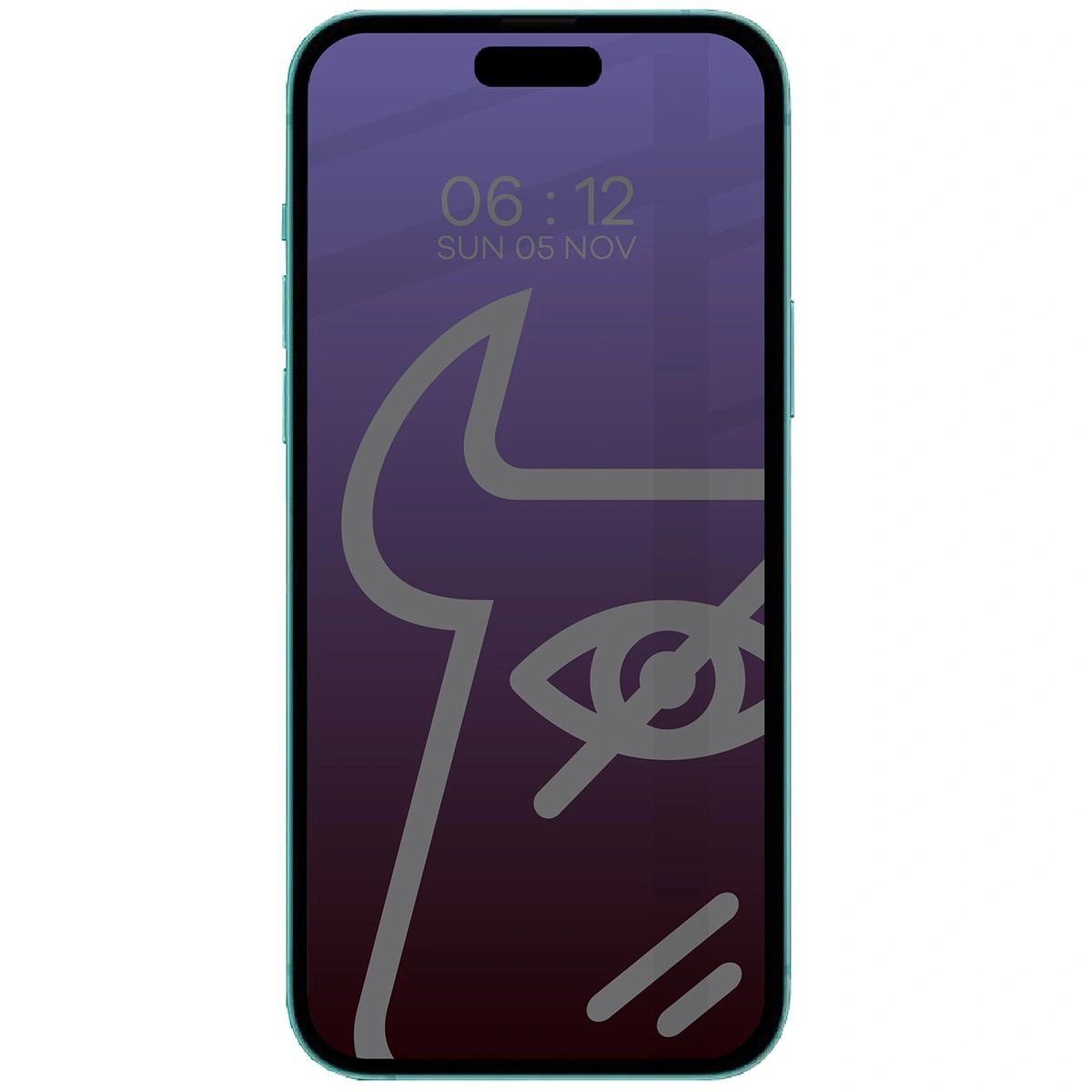 Ochranné sklo Bizon Glass Edge Shadow Apple iPhone 15 Pro Max tinted with a black frame