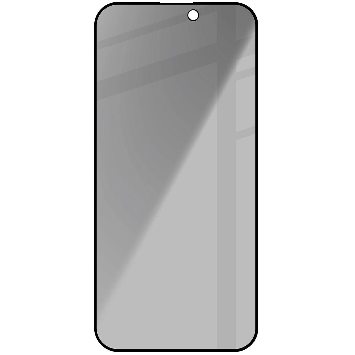Ochranné sklo Bizon Glass Edge Shadow Apple iPhone 15 Pro Max tinted with a black frame