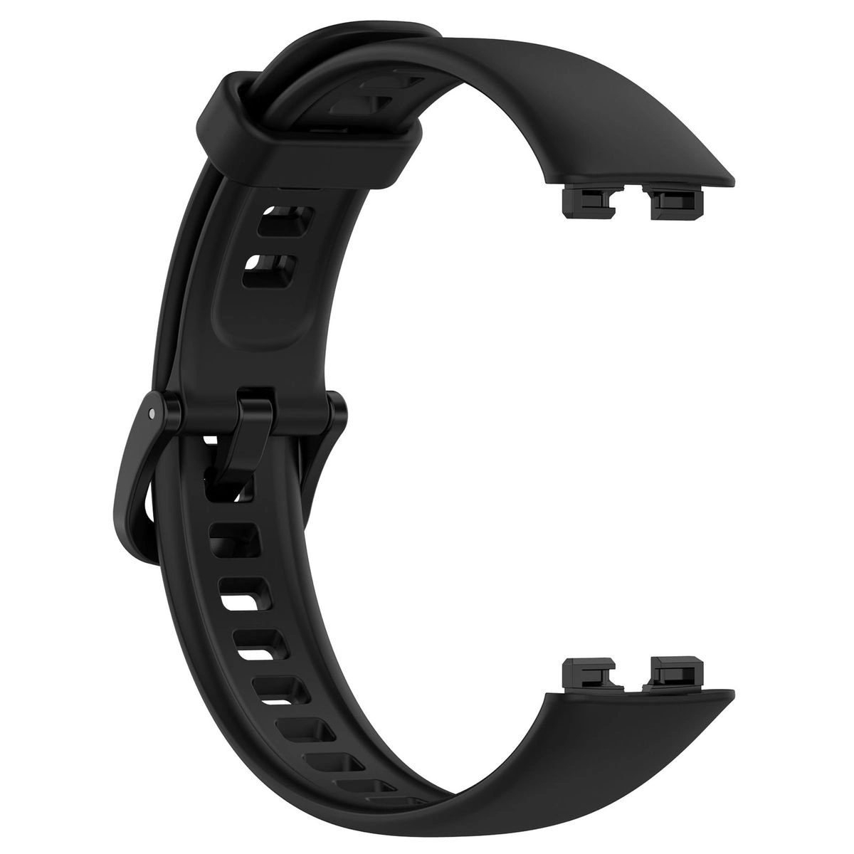Kryt Bizon Strap Watch Silicone Huawei Band 9 / Band 8 black
