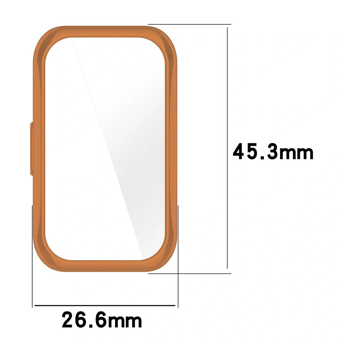 Kryt Bizon Case Watch Felipe Huawei Band 9 / Band 8 rose gold