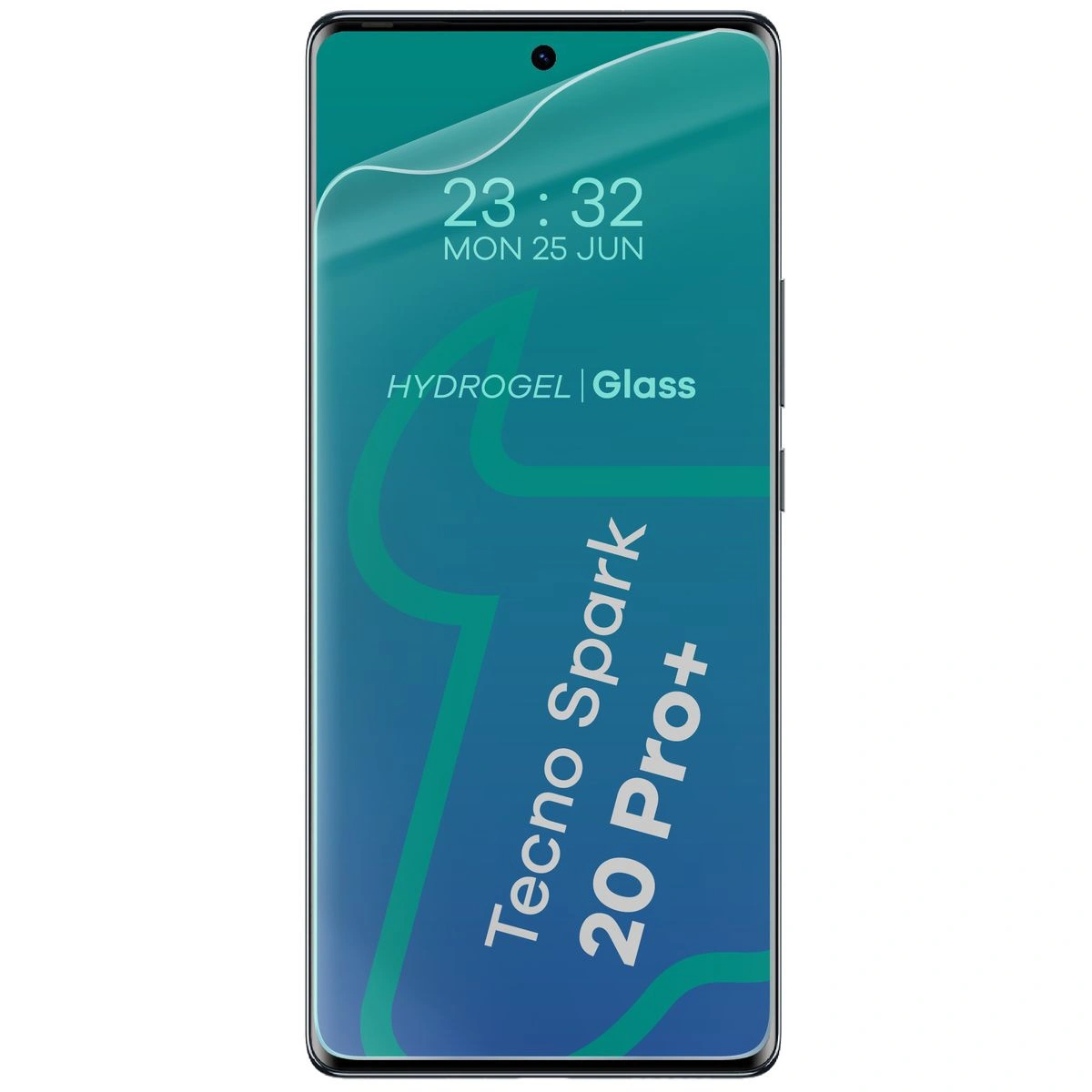 Ochranné sklo Bizon Glass Hydrogel Front Tecno Spark 20 Pro+ [2 PACK]