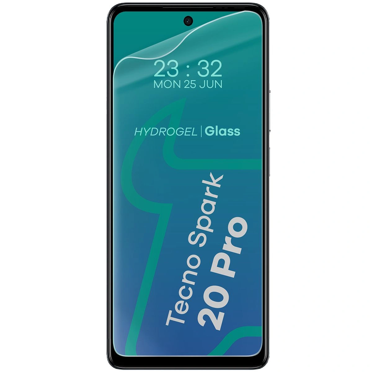 Ochranné sklo Bizon Glass Hydrogel Front Tecno Spark 20 Pro [2 PACK]