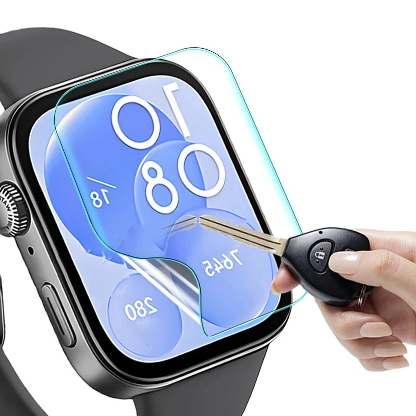 Ochranné sklo Bizon Glass Watch Hydrogel Huawei Watch Fit 3 [2 PACK]