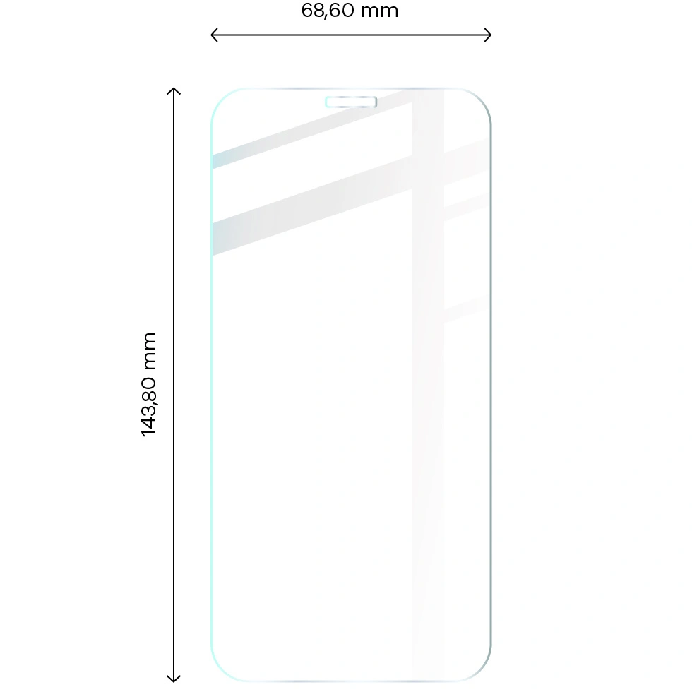 Ochranné sklo Bizon Glass Clear 2 Apple iPhone 12 / 12 Pro