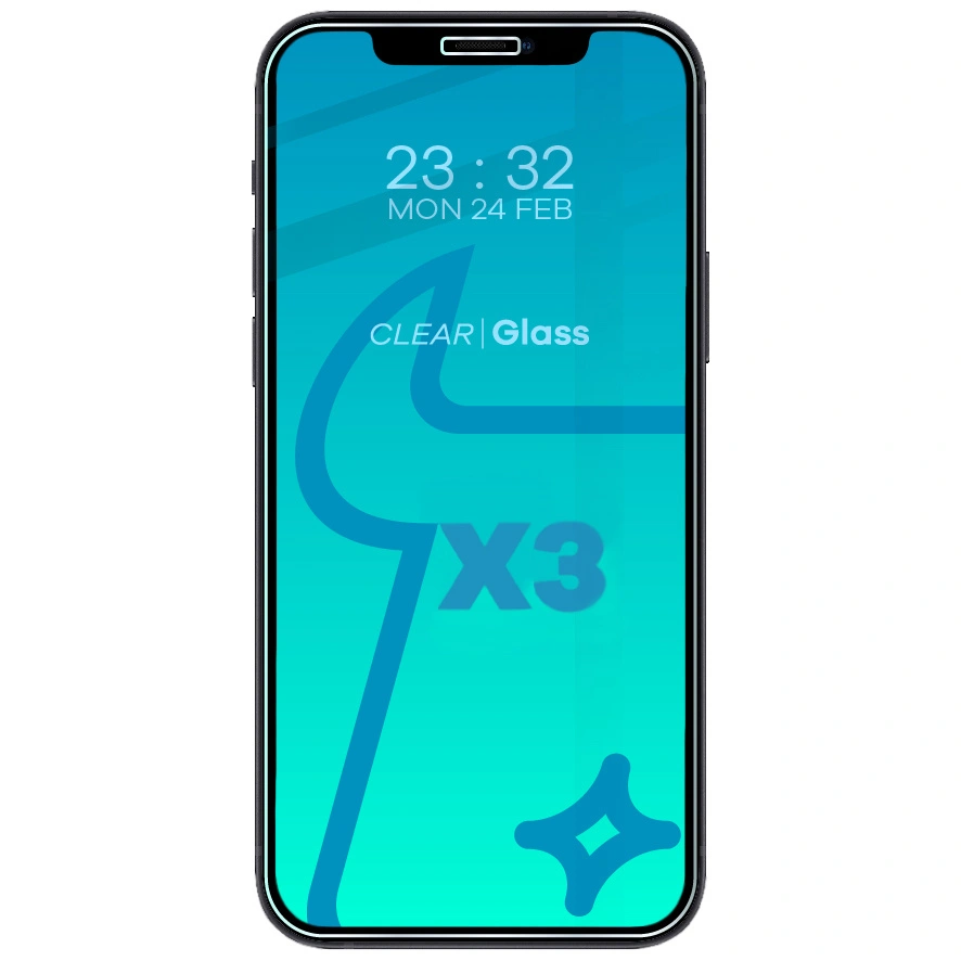 Kryt BIZON Clear 3x screen glass + camera glass Apple iPhone 12 Pro