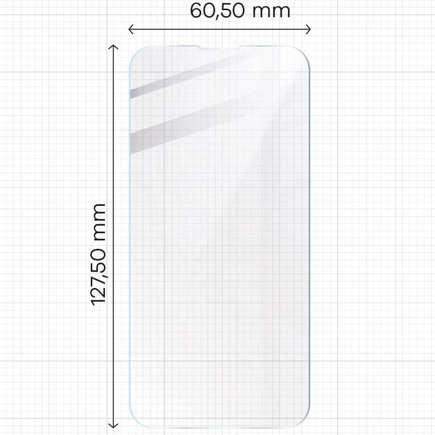Kryt BIZON Clear 3x screen glass + camera glass Apple iPhone 13 Mini