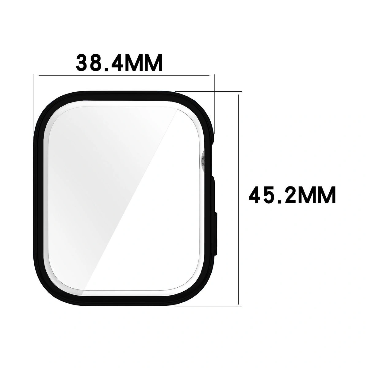 Kryt Bizon Case Watch Felipe Huawei Watch Fit 3 black