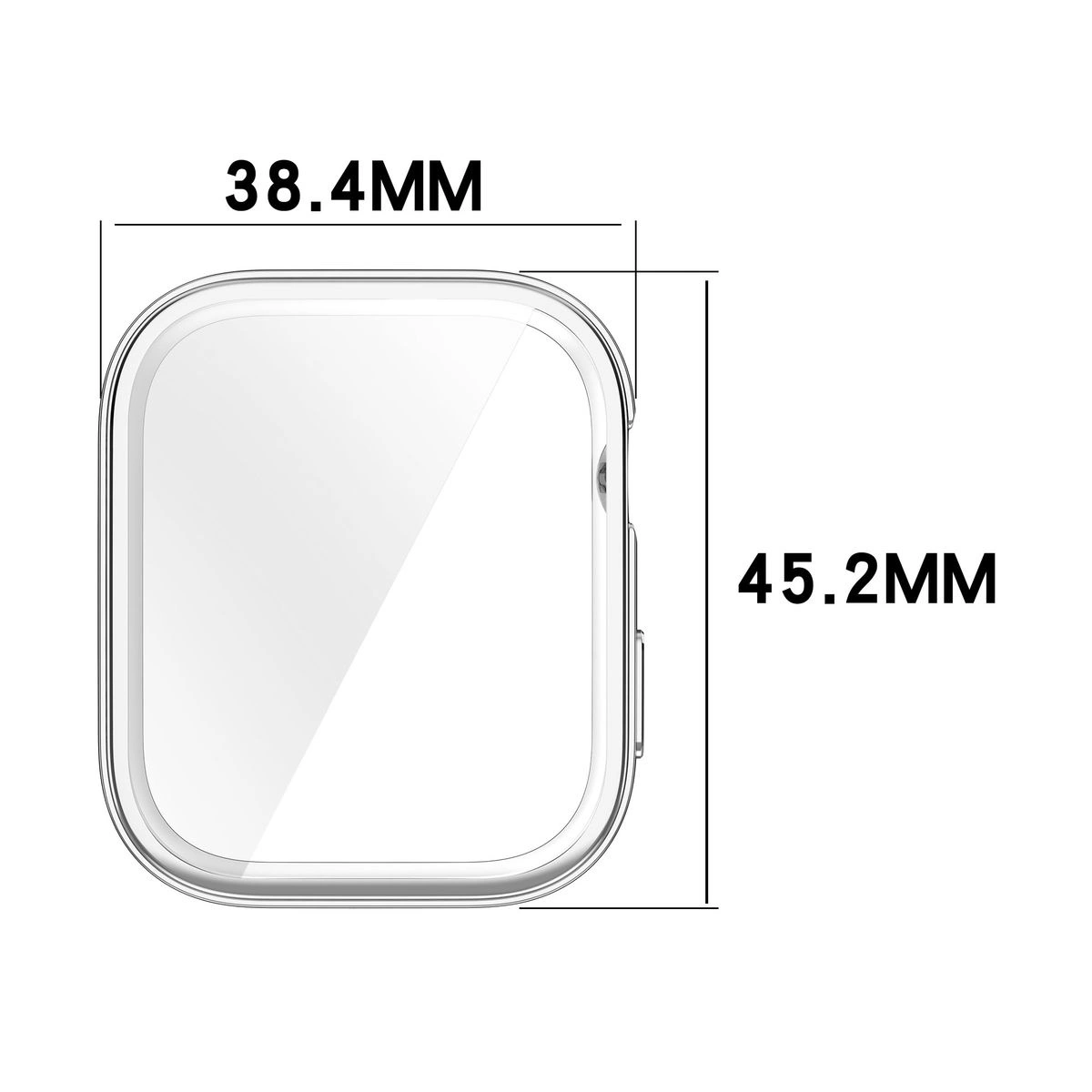 Kryt Bizon Case Watch Felipe Huawei Watch Fit 3 silver