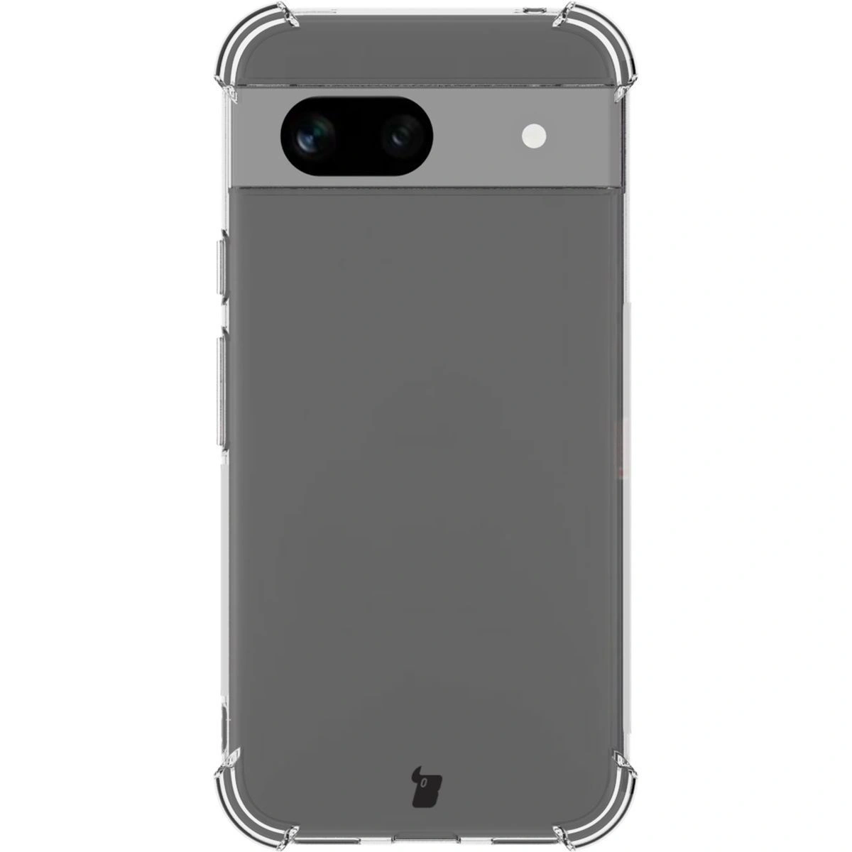Kryt Bizon Case Clear Pack case + 2x screen glass Google Pixel 8a clear